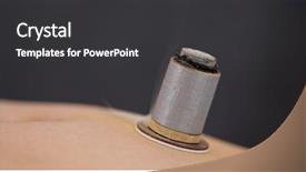  Presentation with chinese medicine - Cool new PPT layouts with health care tcm - chinese medicine moxibustion therapy backdrop and a  colored foreground