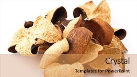  Presentation with orange peel isolated - Theme with health care tcm - dried tangerine peel isolated background and a  colored foreground