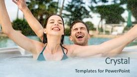  Presentation with rainy day - Audience pleasing slide deck consisting of health complciations - young couple in a luxury backdrop and a  colored foreground