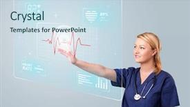  Presentation with nurse - Slide deck consisting of michel de montaigne quote marriage background and a gray colored foreground.