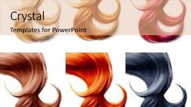  Presentation with tints - Cool new presentation with health fair - different hair colors palette hair backdrop and a coral colored foreground