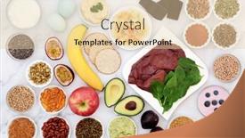  Presentation with bipolar - Cool new PPT theme with health-food-herbal-medicine backdrop and a lemonade colored foreground