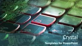  Presentation with health informatics - Beautiful PPT layouts featuring health informatics - close-up dark keyboard with coding backdrop and a ocean colored foreground