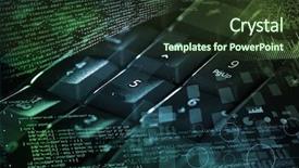  Presentation with health informatics - Amazing presentation design having health informatics - close-up dark keyboard with coding backdrop and a tawny brown colored foreground