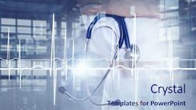  Presentation with modern medicine cardiology concept mixed - Beautiful presentation design featuring health integration - modern medicine cardiology concept mixed backdrop and a  colored foreground