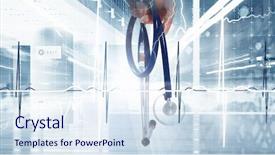  Presentation with modern medicine cardiology concept mixed - Colorful presentation theme enhanced with health integration - modern medicine cardiology concept mixed backdrop and a  colored foreground