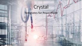  Presentation with modern medicine cardiology concept mixed - PPT theme featuring health integration - modern medicine cardiology concept mixed background and a light gray colored foreground