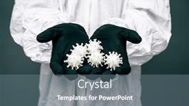  Presentation with investigation - Cool new presentation with health-investigation-covid-19-coronavirus backdrop and a gray colored foreground