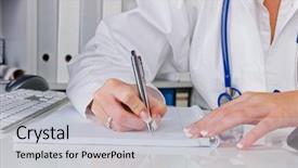  Presentation with administrative law - Amazing presentation having health law - doctor in the surgery performs backdrop and a light gray colored foreground