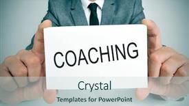  Presentation with life - Colorful presentation design enhanced with health life - young man in suit sitting backdrop and a soft green colored foreground