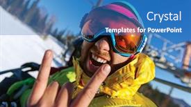  Presentation with lifestyle - Audience pleasing PPT layouts consisting of health-lifestyle-image-of-young backdrop and a teal colored foreground