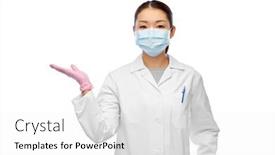  Presentation with virus disease - Cool new PPT layouts with health-medicine-and-pandemic-concept backdrop and a white colored foreground