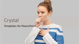  Presentation with teenage - Slide deck featuring health-medicine-and-people-concept background and a soft green colored foreground