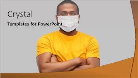  Presentation with virus disease - PPT layouts enhanced with health-pandemic-and-safety-concept background and a light gray colored foreground