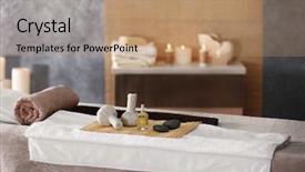  Presentation with wellness - Amazing slide set having health privacy - place for relaxation in modern backdrop and a  colored foreground