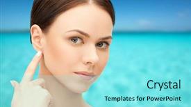  Presentation with people hearing god - Cool new PPT theme with health problems - people beauty hearing and healthcare backdrop and a arctic colored foreground