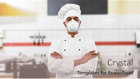  Presentation with indian restaurant - Cool new presentation with health-protection-safety-and-pandemic backdrop and a soft green colored foreground