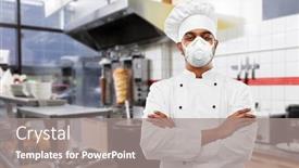  Presentation with kebab - Colorful theme enhanced with health-protection-safety-and-pandemic backdrop and a gray colored foreground