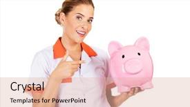  Presentation with teamwork nurse doctor - Slide set featuring health savings account - young beautiful female doctor background and a lemonade colored foreground