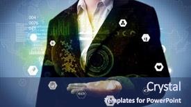  Presentation with medical analytics - Colorful presentation theme enhanced with health status of the world backdrop and a navy blue colored foreground