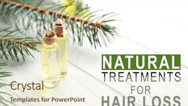  Presentation with essential oil - Beautiful slides featuring health tips - glass bottles of essential oil backdrop and a cream colored foreground