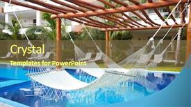  Presentation with health tourism - Slide deck enhanced with two girls with basket full of grapes walking in vineyard background and a gold colored foreground