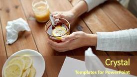  Presentation with traditional medicine medicine - Beautiful presentation theme featuring health traditional medicine and ethnoscience backdrop and a tawny brown colored foreground