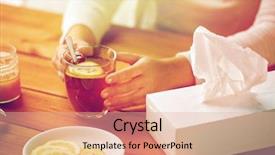  Presentation with traditional medicine medicine - Cool new slides with health traditional medicine and ethnoscience backdrop and a coral colored foreground