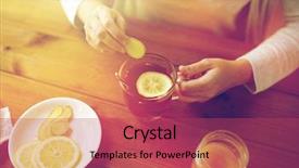  Presentation with traditional medicine medicine - Beautiful PPT theme featuring health traditional medicine and ethnoscience backdrop and a red colored foreground