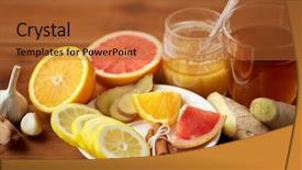  Presentation with traditional medicine medicine - Amazing PPT theme having health traditional medicine folk remedy backdrop and a red colored foreground