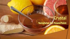  Presentation with traditional medicine medicine - Theme consisting of health traditional medicine folk remedy background and a  colored foreground