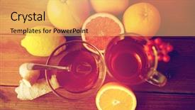  Presentation with traditional medicine medicine - Presentation theme enhanced with health traditional medicine folk remedy background and a  colored foreground