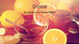  Presentation with traditional medicine medicine - Audience pleasing theme consisting of health traditional medicine folk remedy backdrop and a  colored foreground