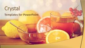  Presentation with traditional medicine medicine - Audience pleasing PPT layouts consisting of health traditional medicine folk remedy backdrop and a lemonade colored foreground