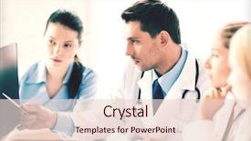  Presentation with multiracial team of young doctors stacking hands - Colorful slides enhanced with healthcare - picture of young team backdrop and a lemonade colored foreground