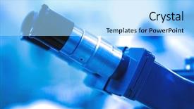  Presentation with clinical analysis - Colorful slide deck enhanced with healthcare analytics - cool and clinical backdrop and a light blue colored foreground