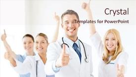  Presentation with medical concept - Amazing slide deck having healthcare and medicine concept - attractive backdrop and a lemonade colored foreground