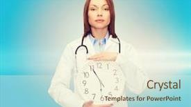  Presentation with calm - Colorful slide set enhanced with healthcare and medicine concept - calm backdrop and a cream colored foreground