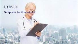  Presentation with clipboard stethoscope - 