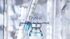  Presentation with vial pharmaceutical - Cool new slide deck with healthcare-and-pharmaceutical-drugs-concept backdrop and a lemonade colored foreground