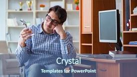  Presentation with design disabled kids - Amazing PPT theme having healthcare award - disabled student studying at home backdrop and a  colored foreground