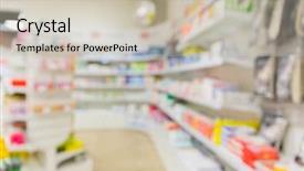  Presentation with pharmacology - Theme with healthcare business - medicine pharmacy health care background and a soft green colored foreground