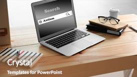  Presentation with autism children - Audience pleasing presentation design consisting of healthcare business development - working place in office children backdrop and a coral colored foreground