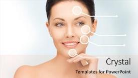  Presentation with bright - Presentation theme consisting of healthcare change - bright closeup portrait picture background and a lemonade colored foreground