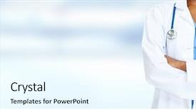  Presentation with african american black couple - Cool new slide set with healthcare diversity - african-american black doctor woman backdrop and a cool aqua colored foreground