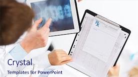  Presentation with medical concept - Amazing presentation theme having healthcare hospital and medical concept backdrop and a sky blue colored foreground