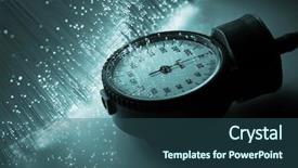  Presentation with luminescent light emitting - Cool new presentation theme with testing information technology - fiber optics background with lots backdrop and a  colored foreground