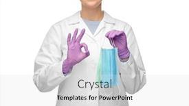  Presentation with medical sign - Colorful slide set enhanced with healthcare-medicine-and-pandemic-concept backdrop and a light gray colored foreground