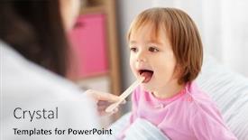  Presentation with healthcare - Colorful presentation enhanced with healthcare-medicine-and-people-concept backdrop and a light gray colored foreground