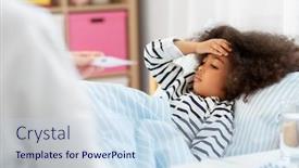  Presentation with african people - Cool new presentation design with healthcare-medicine-and-people-concept backdrop and a sky blue colored foreground